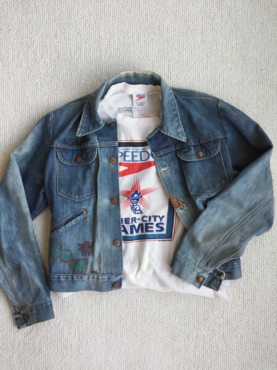 90‘s speedo 빈티지 굿즈 티셔츠 상품이미지2