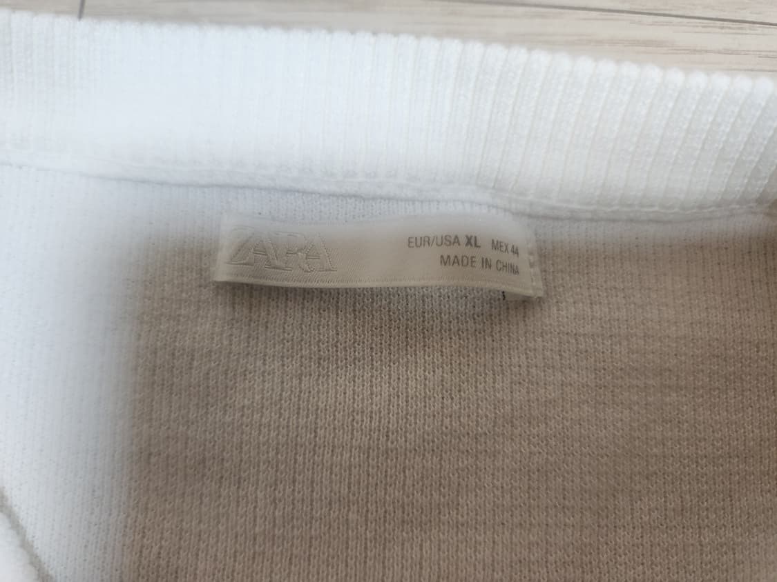 [자라] 반팔 니트 티셔츠 2종 XL 상품이미지4