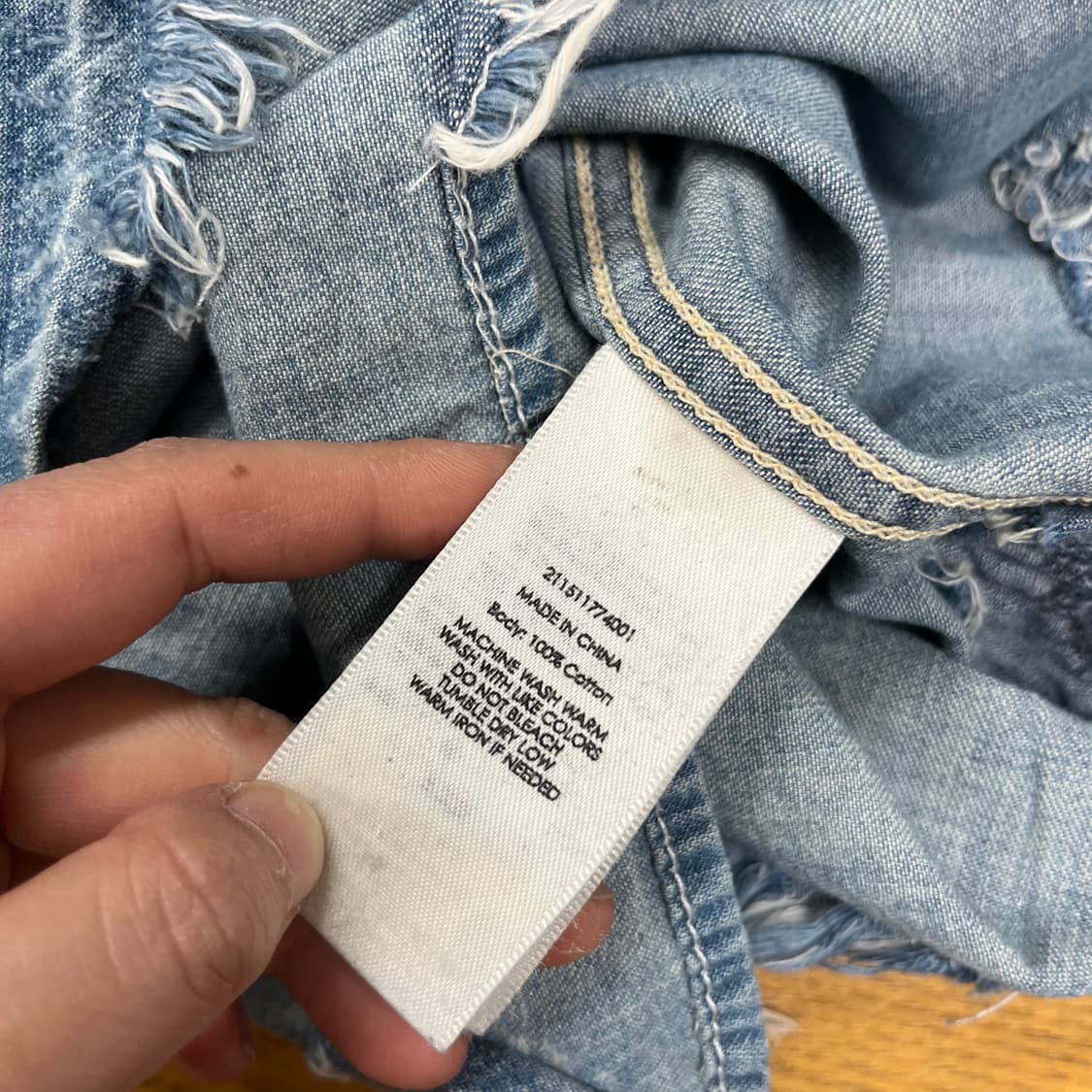 95 폴로랄프로렌 웨스턴 스타일 투포켓 데님셔츠 상품이미지9