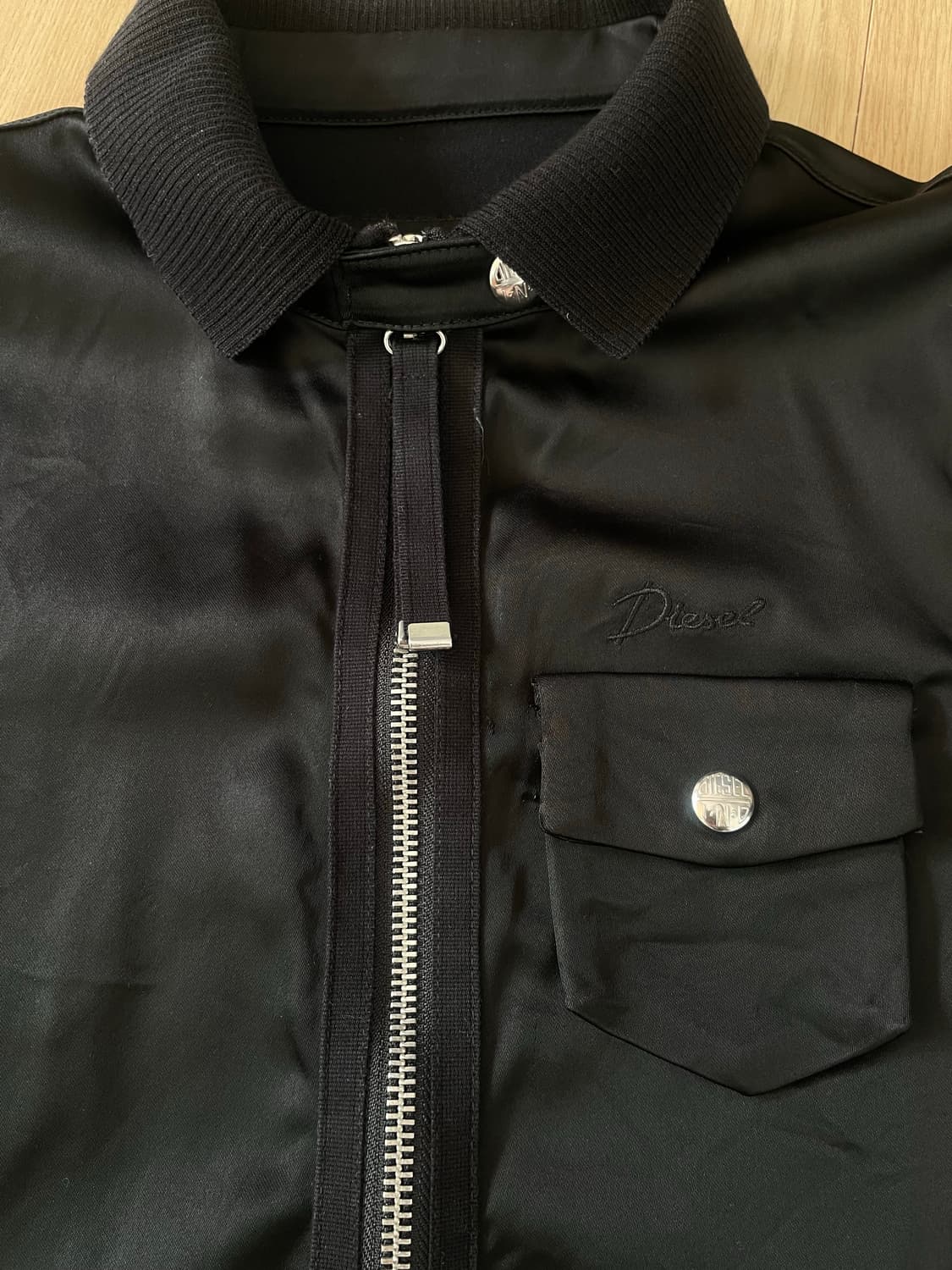 Diesel 2-way leather pocket shirt 상품이미지3