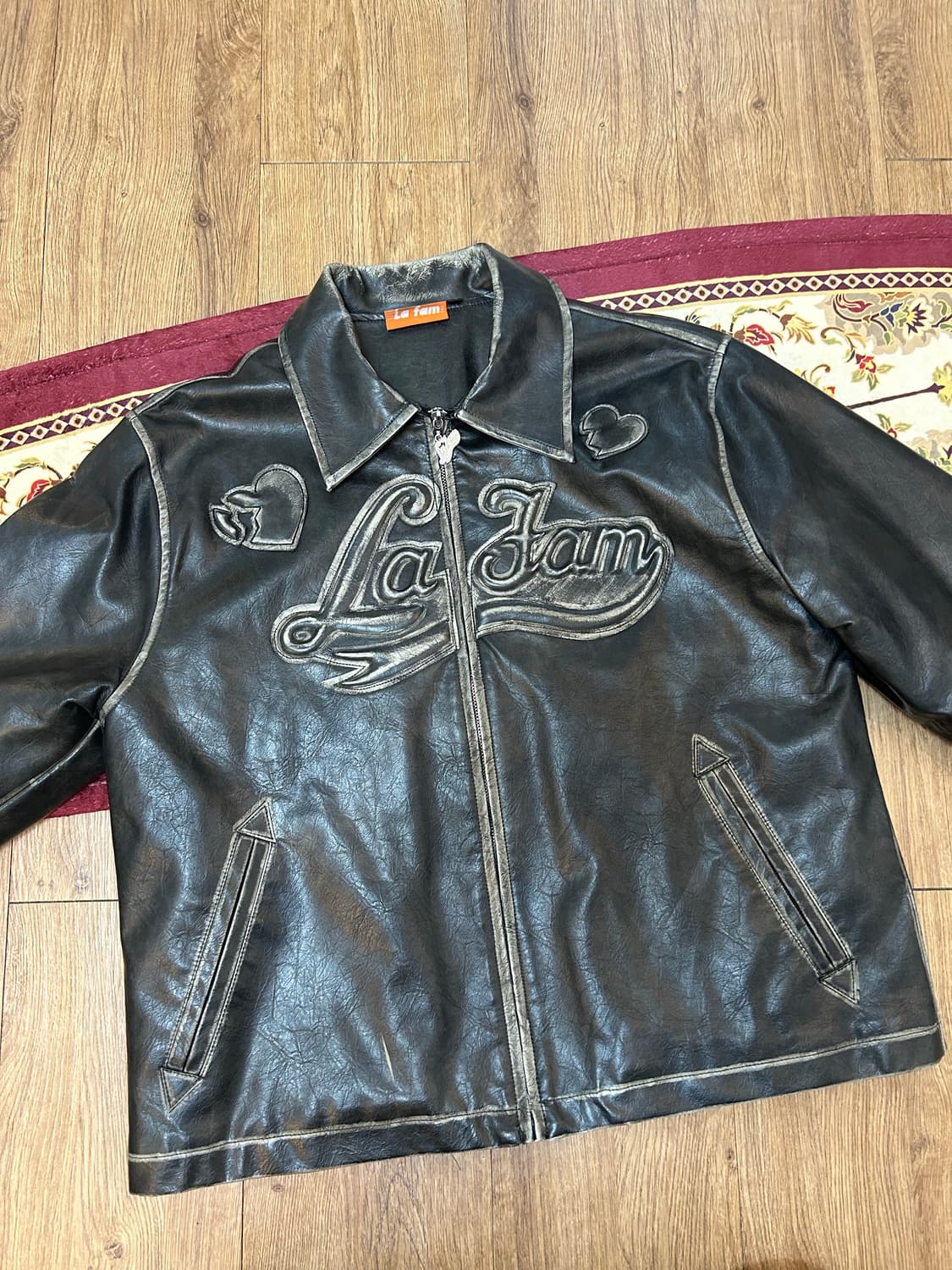 Lafam leathejacket 상품이미지1