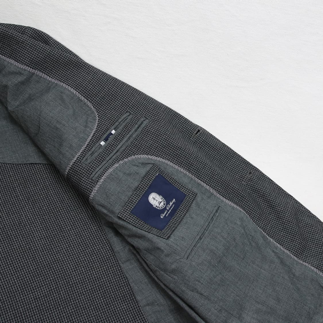 (착용컷) LANDS' END 하운즈투스 체크 블레이져 (남성용 103) 상품이미지6