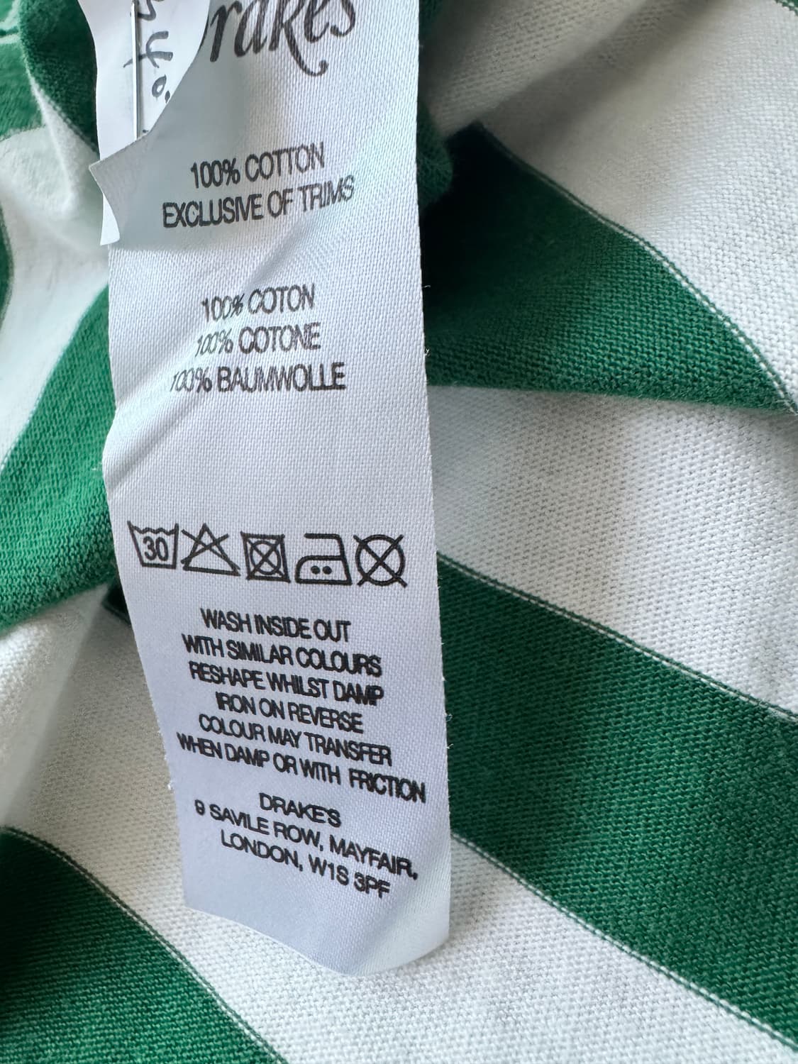 드레익스 롱슬리브 스트라이프 크루넥 티셔츠(긴팔) 상품이미지5