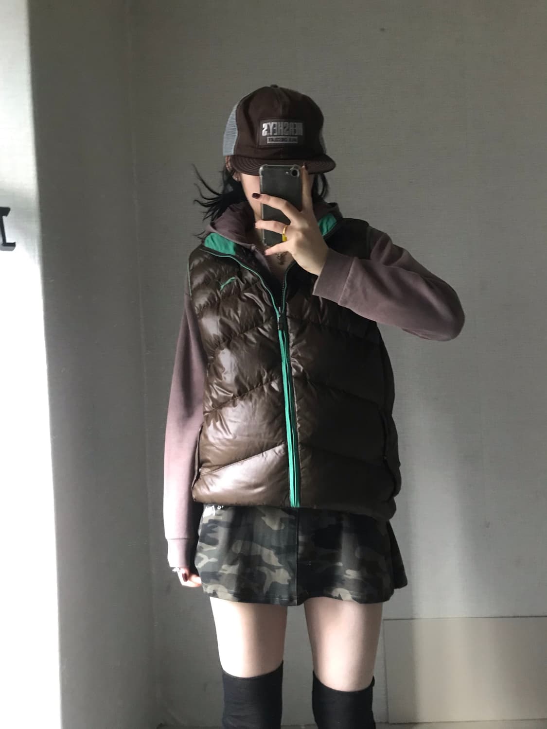 퓨마 브라운 패딩조끼 상품이미지5