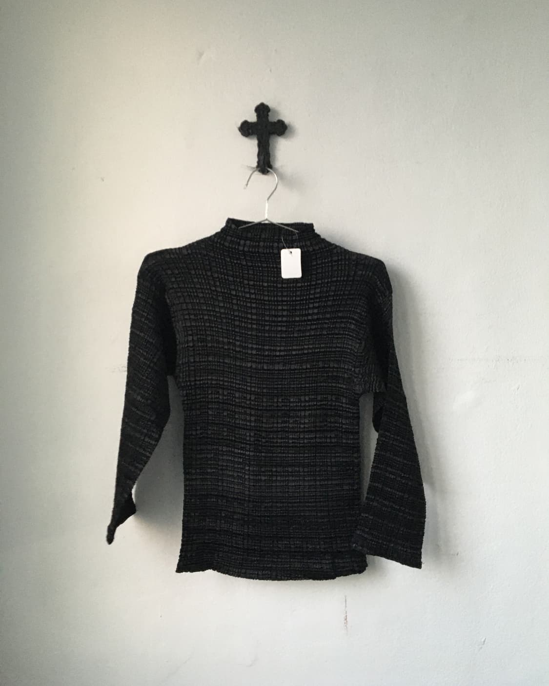 Pleats high neck sleeve 상품이미지1