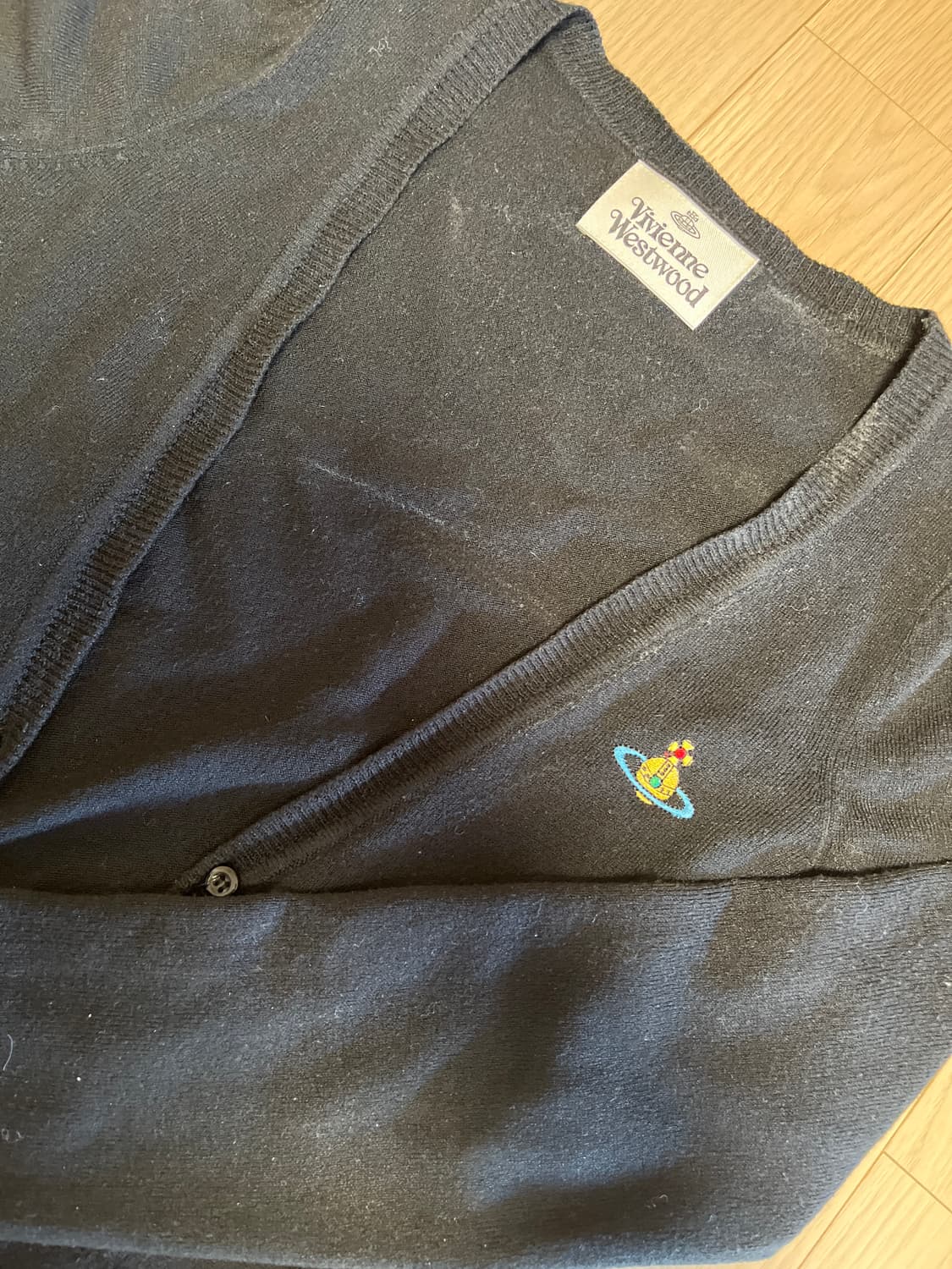 비비안웨스트우드 검정 가디건 상품이미지2