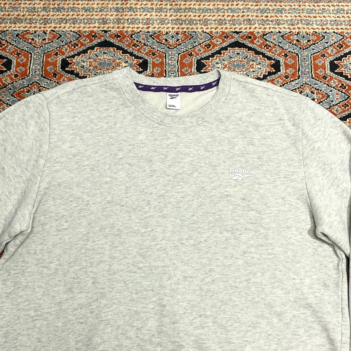 리복 오트밀 맨투맨 티셔츠 여성XL 상품이미지2