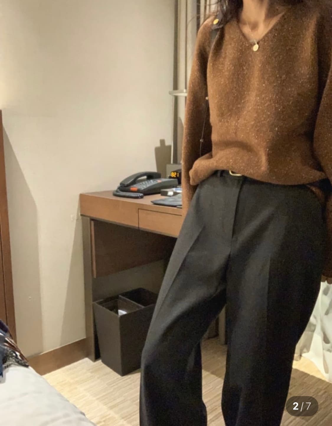 ounce 온스 브이넥 니트 상품이미지1