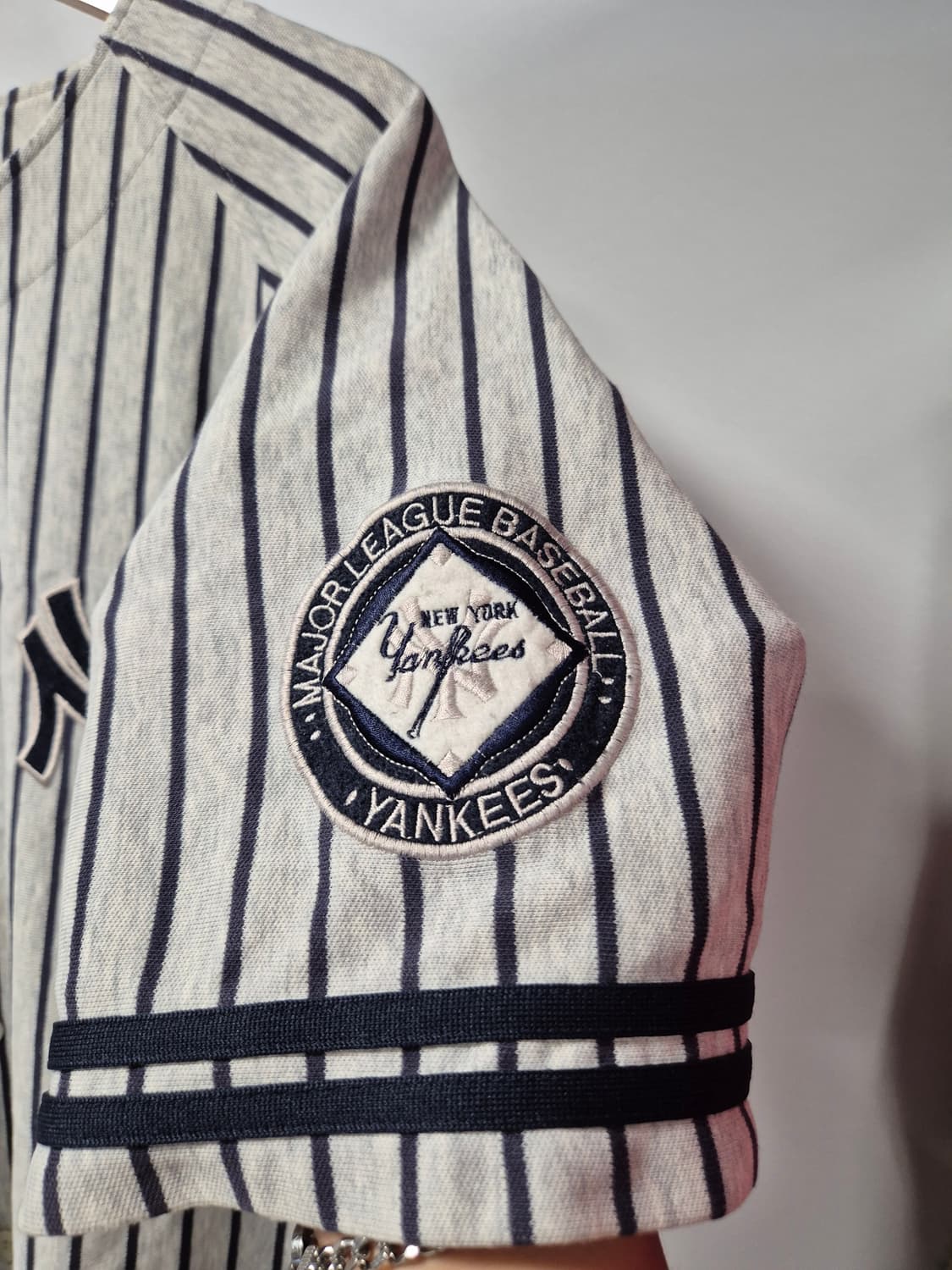 *무료배송*MLB 뉴욕 양키즈  나그랑 베이스볼 져지105사이즈(상태A급 상품이미지4