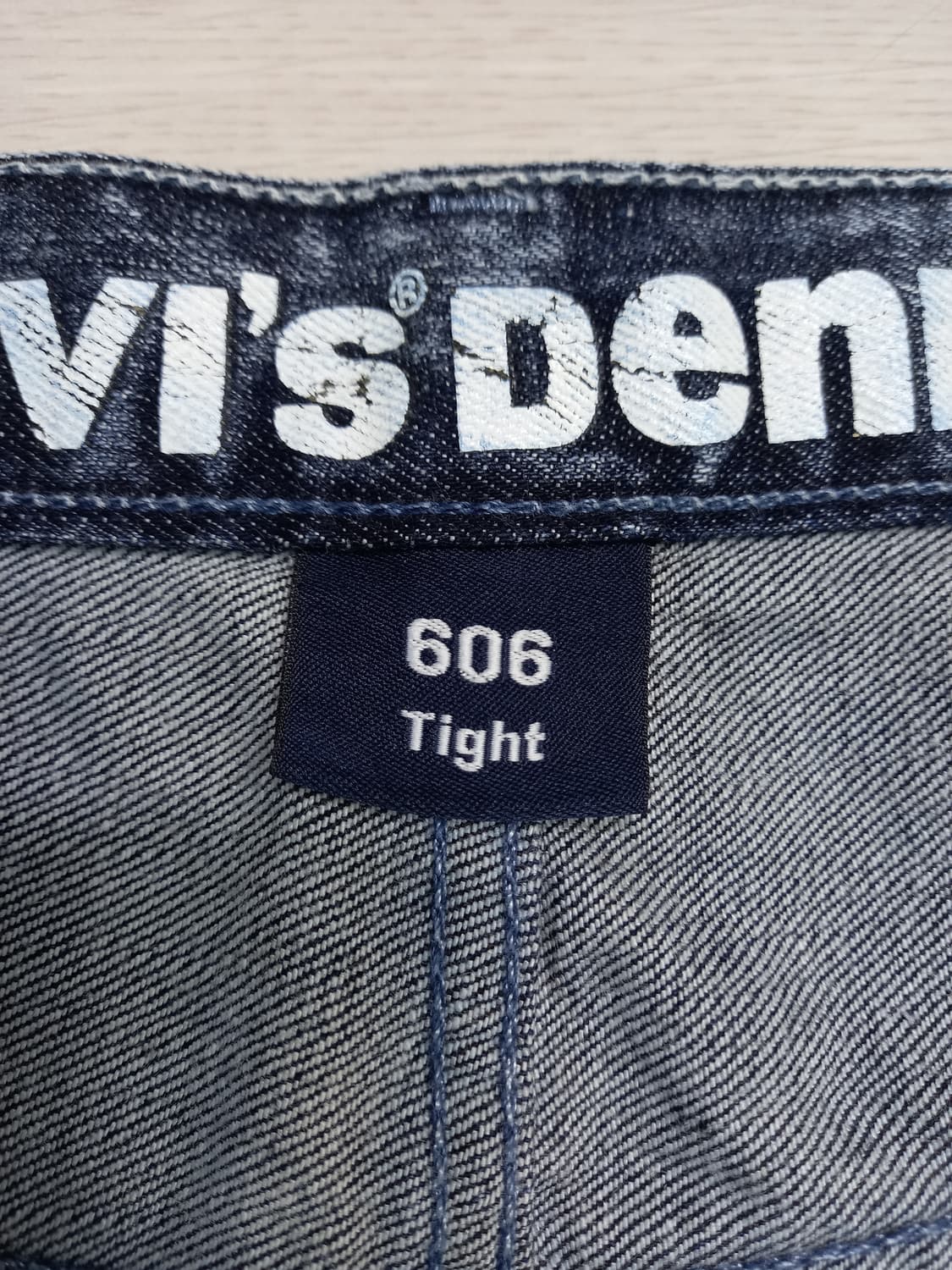 36 리바이스606 워싱 스판 슬림일자진 다크그레이 36-442 상품이미지8