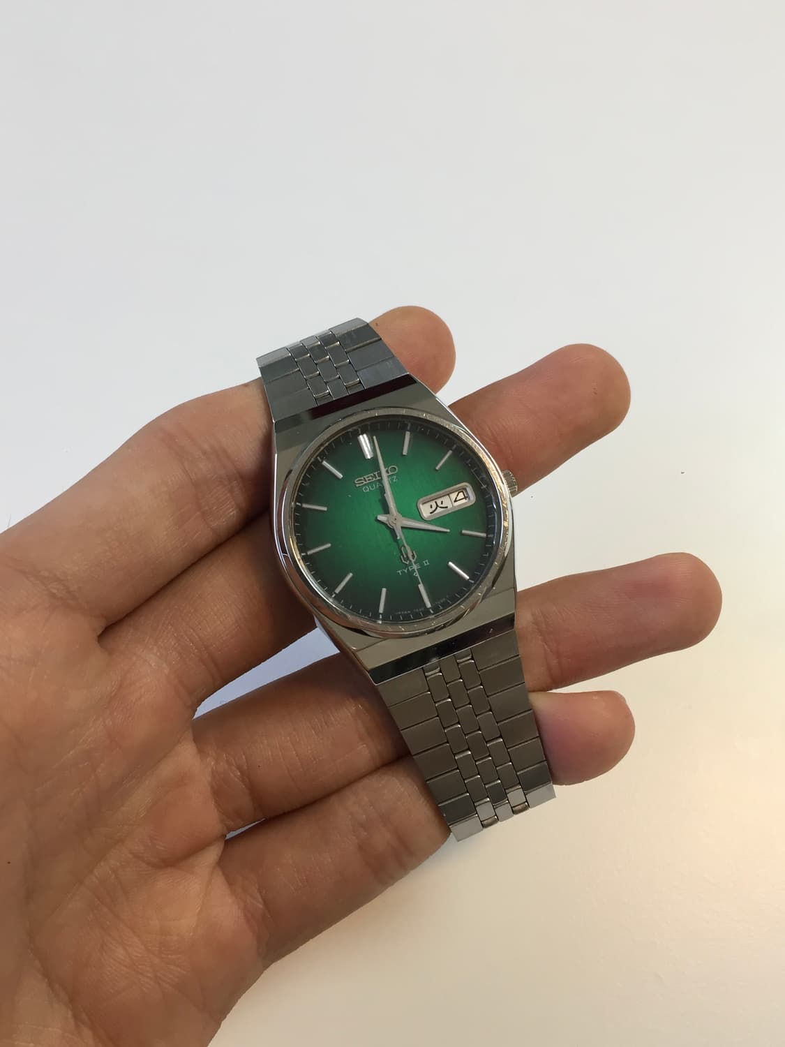 70s seiko type 2 green gradation dial 상품이미지3