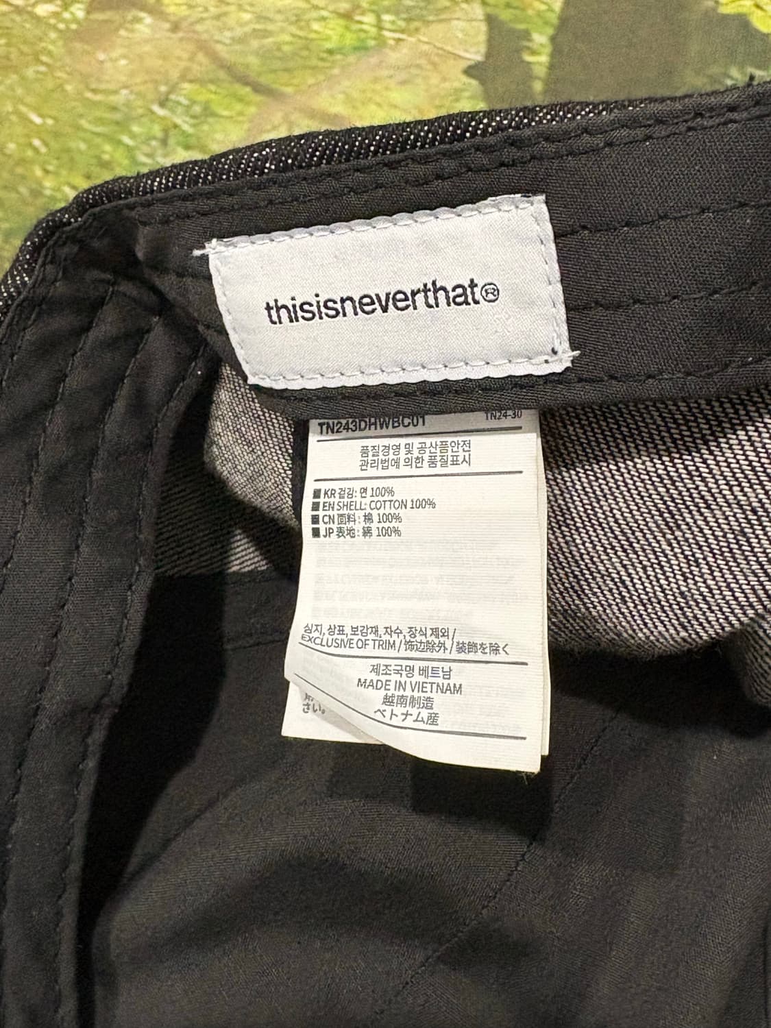 디네댓 데님 모자 상품이미지5