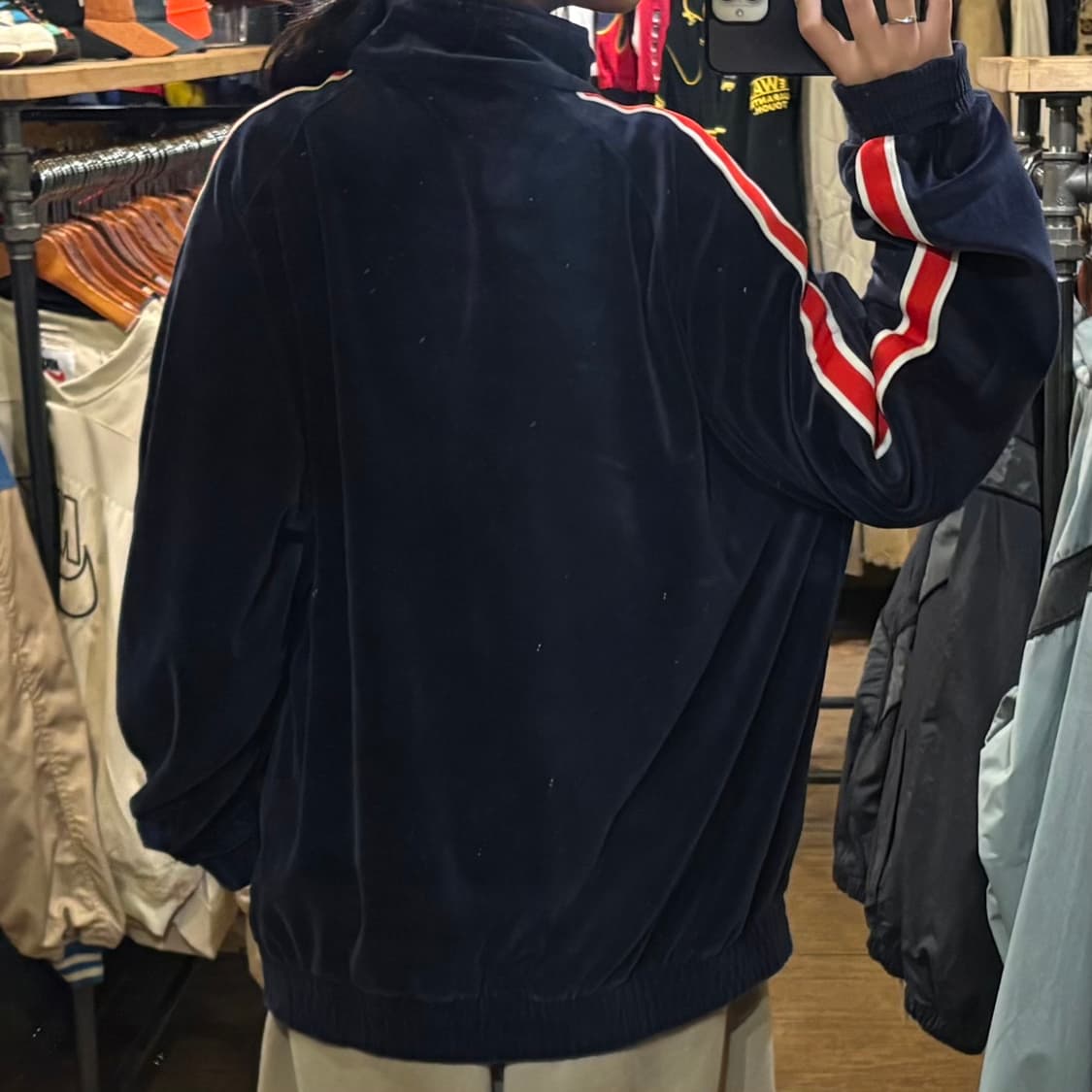 [HI] FILA 휠라 벨벳져지 네이비 상품이미지5