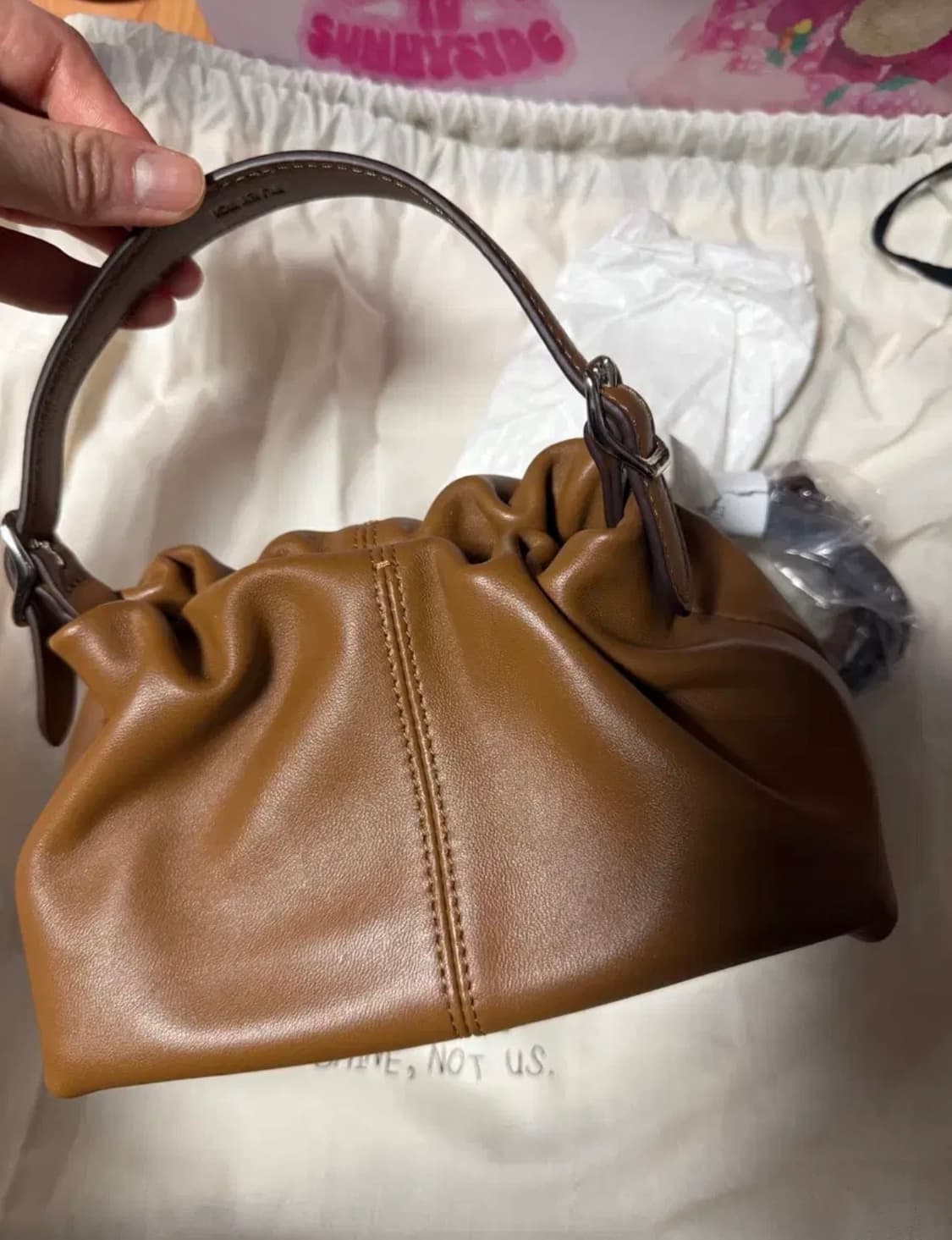 투에투아 플리백 미니 브라운 상품이미지2