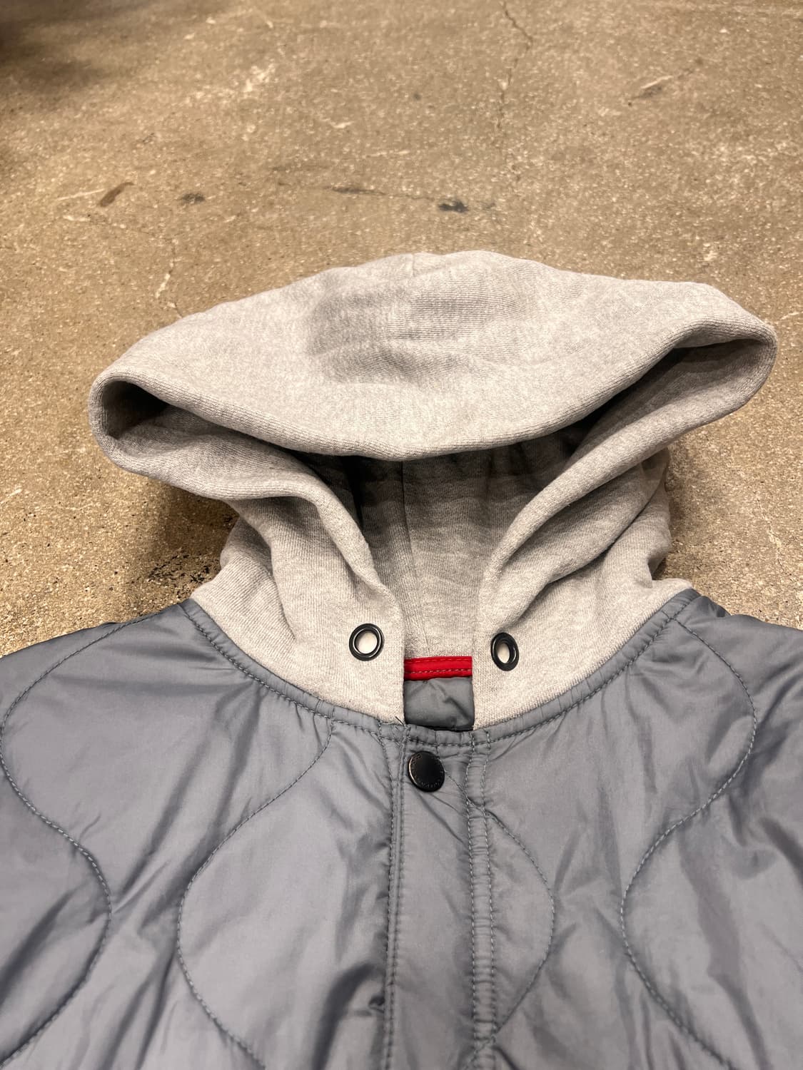 폴로 진스 퀼팅 후드 집업 상품이미지4