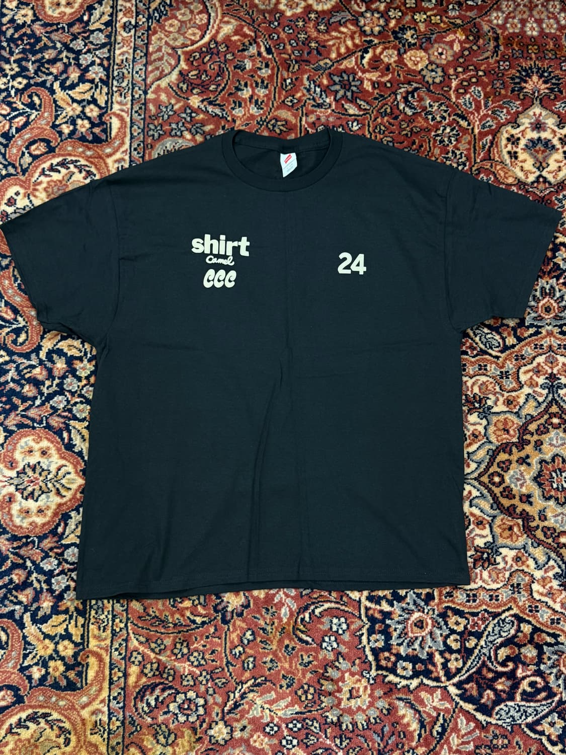 (XL) 카멜 헤인즈 camel hanes 티셔츠 블랙 상품이미지1
