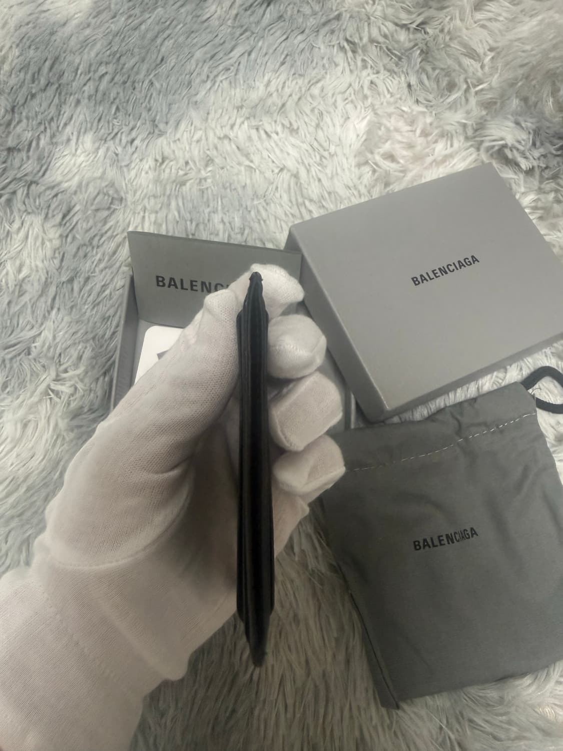 발렌시아가 카드지갑 블랙 상품이미지5