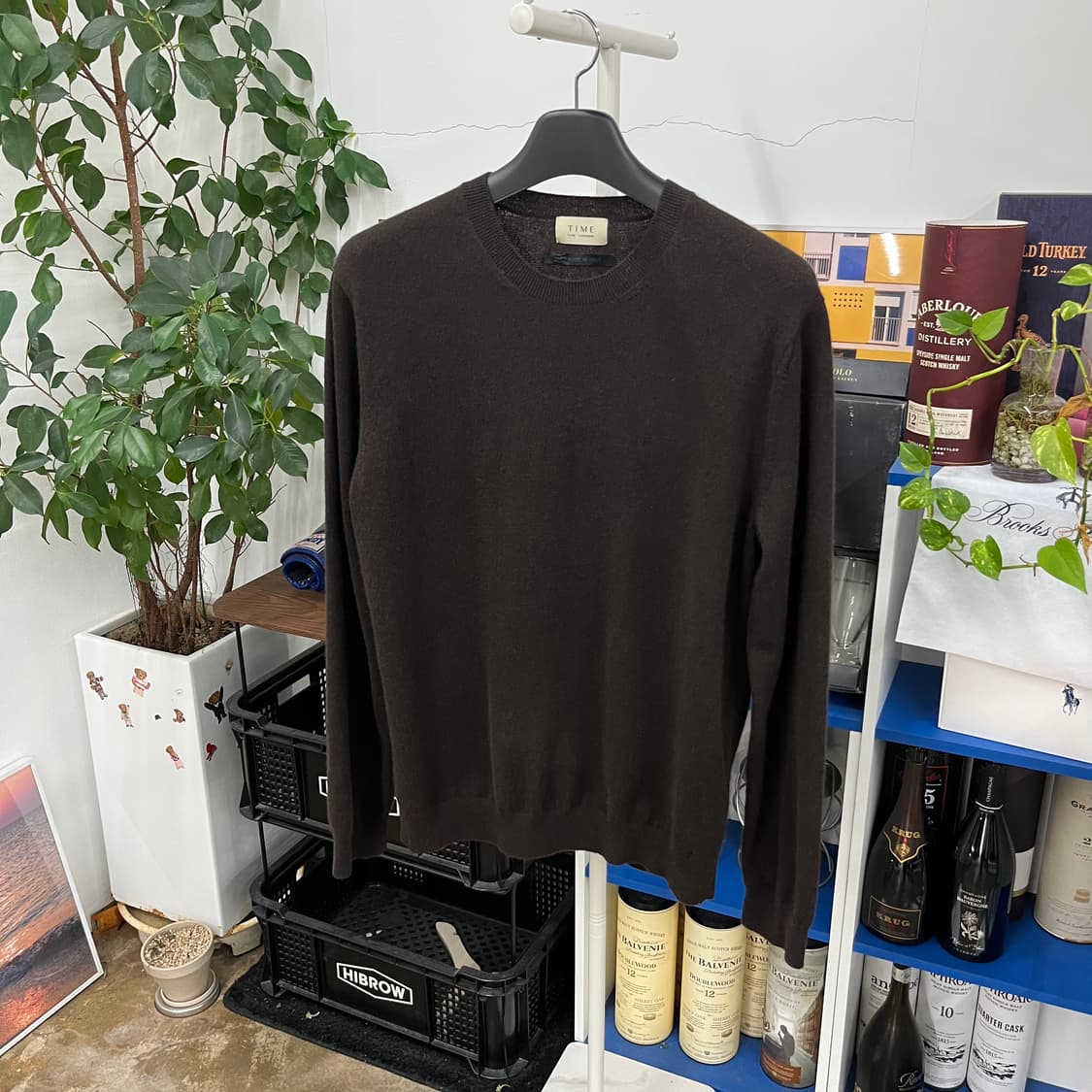 타임옴므 2024 캐시미어100% 니트 XL 상품이미지1