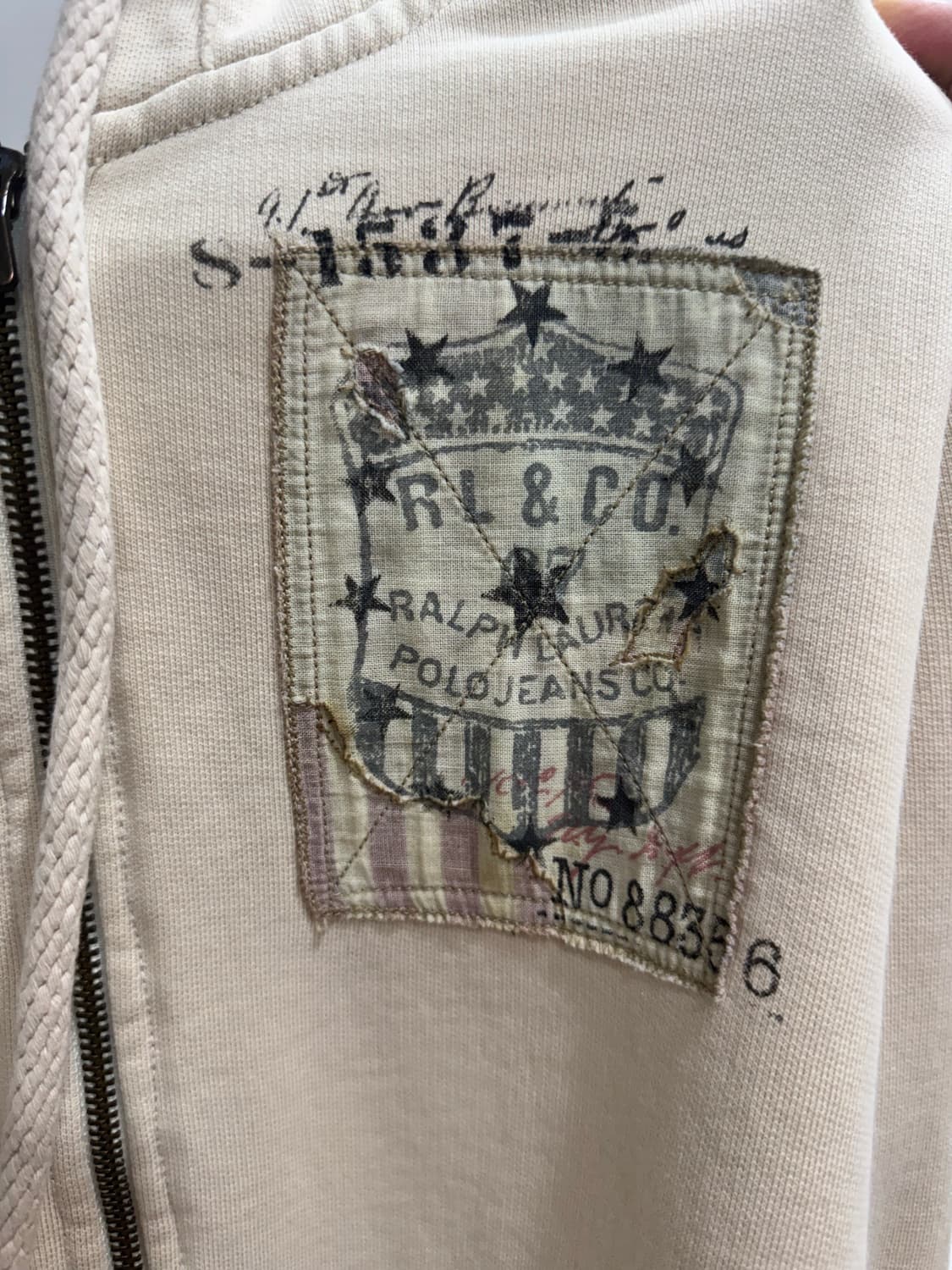 빈티지 폴로 후드집업 상품이미지4