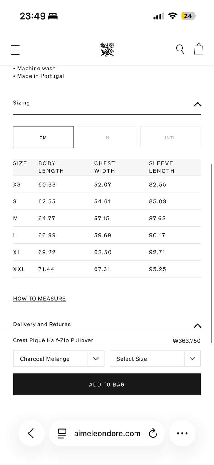 에임레온도르(Aime Leon Dore) 피케 하프집업 상품이미지3