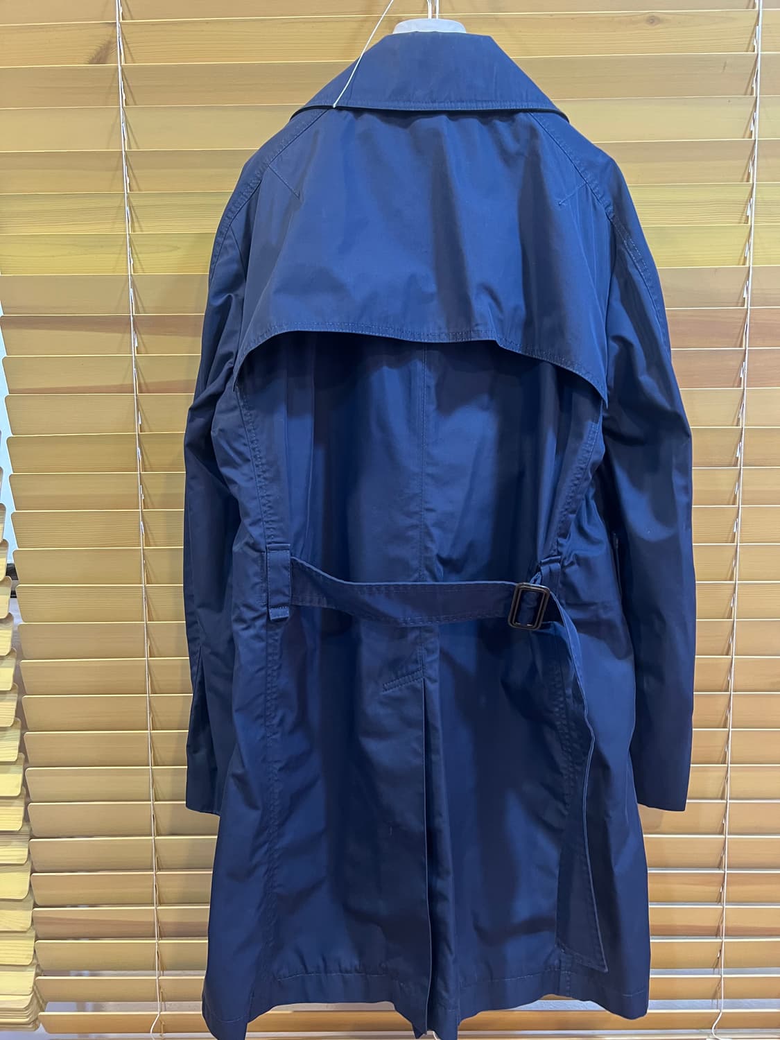 타임옴므 남성 네이비 개버딘더블코트 트렌치코트 상품이미지3