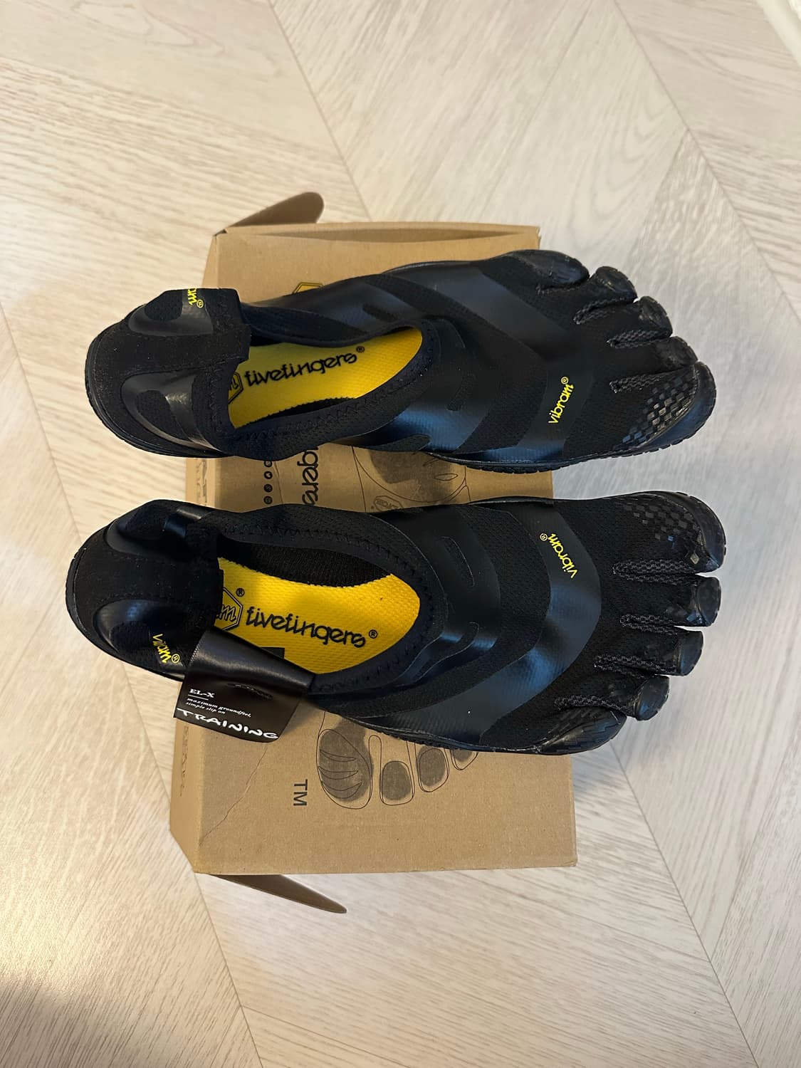 비브람 파이브핑거스 EL-X 블랙 250 새상품 상품이미지3