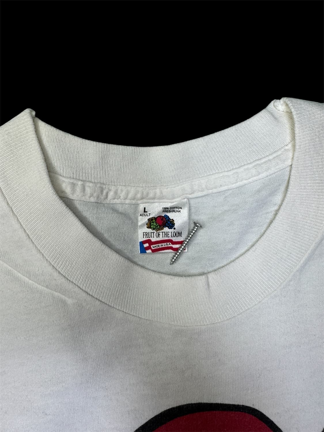 빈티지 90s cock 프린팅 티셔츠 L 상품이미지4