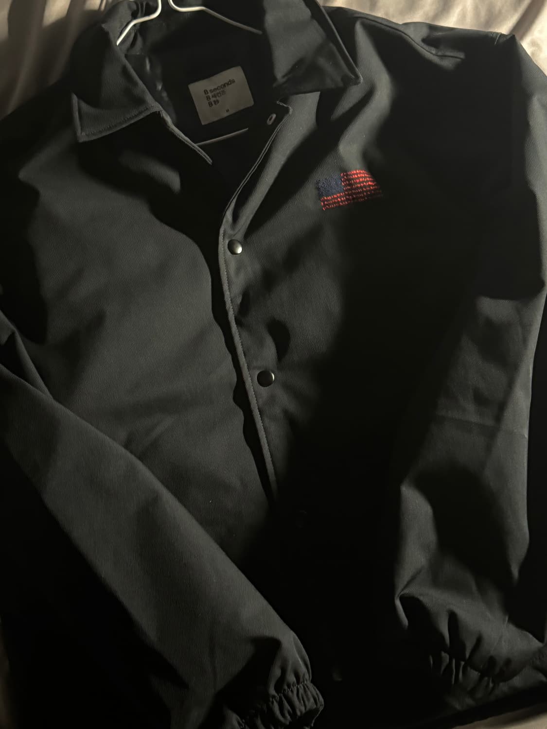 에잇세컨즈 트윌 코치 재킷 블랙 상품이미지1