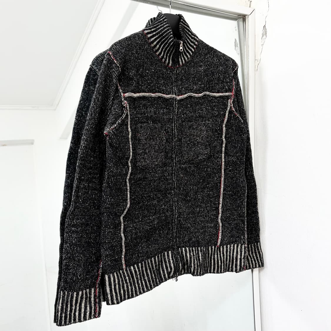 아르마니 익스체인지 투웨이 니트 자켓 상품이미지4