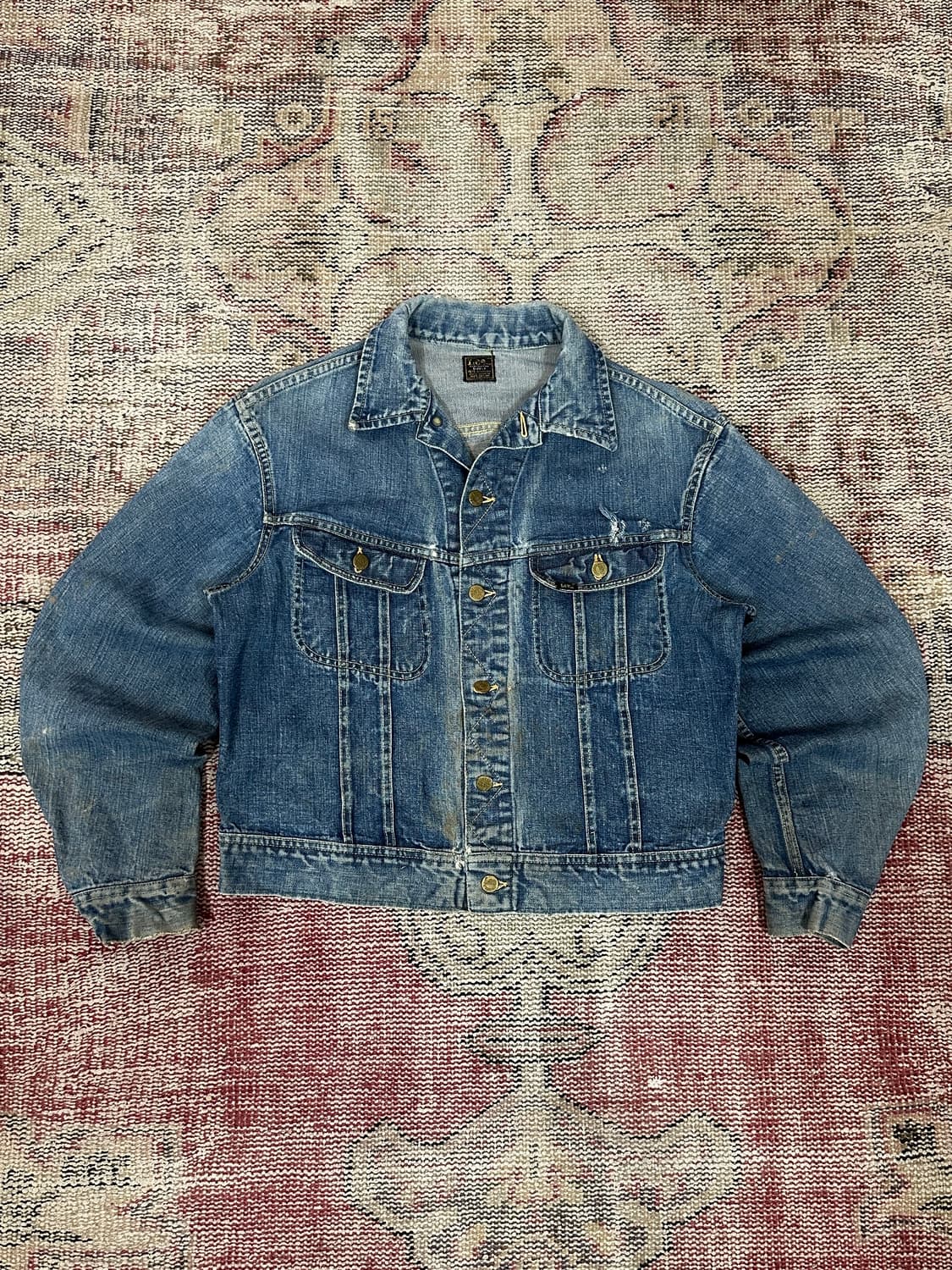 60's OG Lee 리 101J 데님 자켓 리 청자켓 상품이미지1