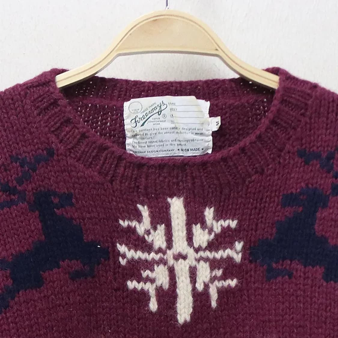 90'S FREEWAYS 노르딕 울 니트 61383 상품이미지3