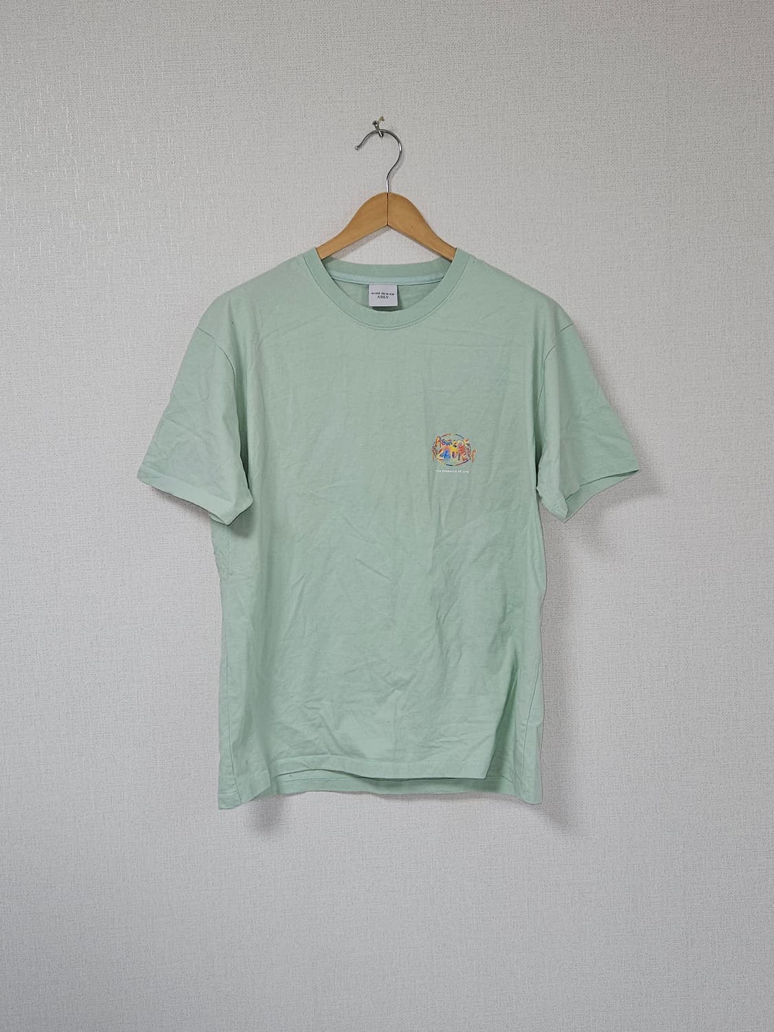 아크메드라비 크레용 반팔 티셔츠 민트 2사이즈 상품이미지1