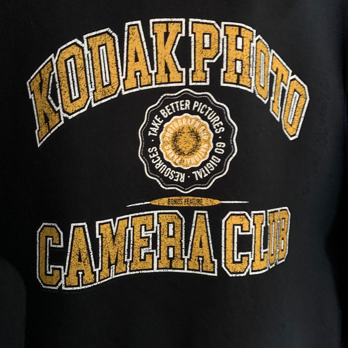 M KODAK 코닥어패럴 카메라클럽 세미크롭 후드 집업 상품이미지3