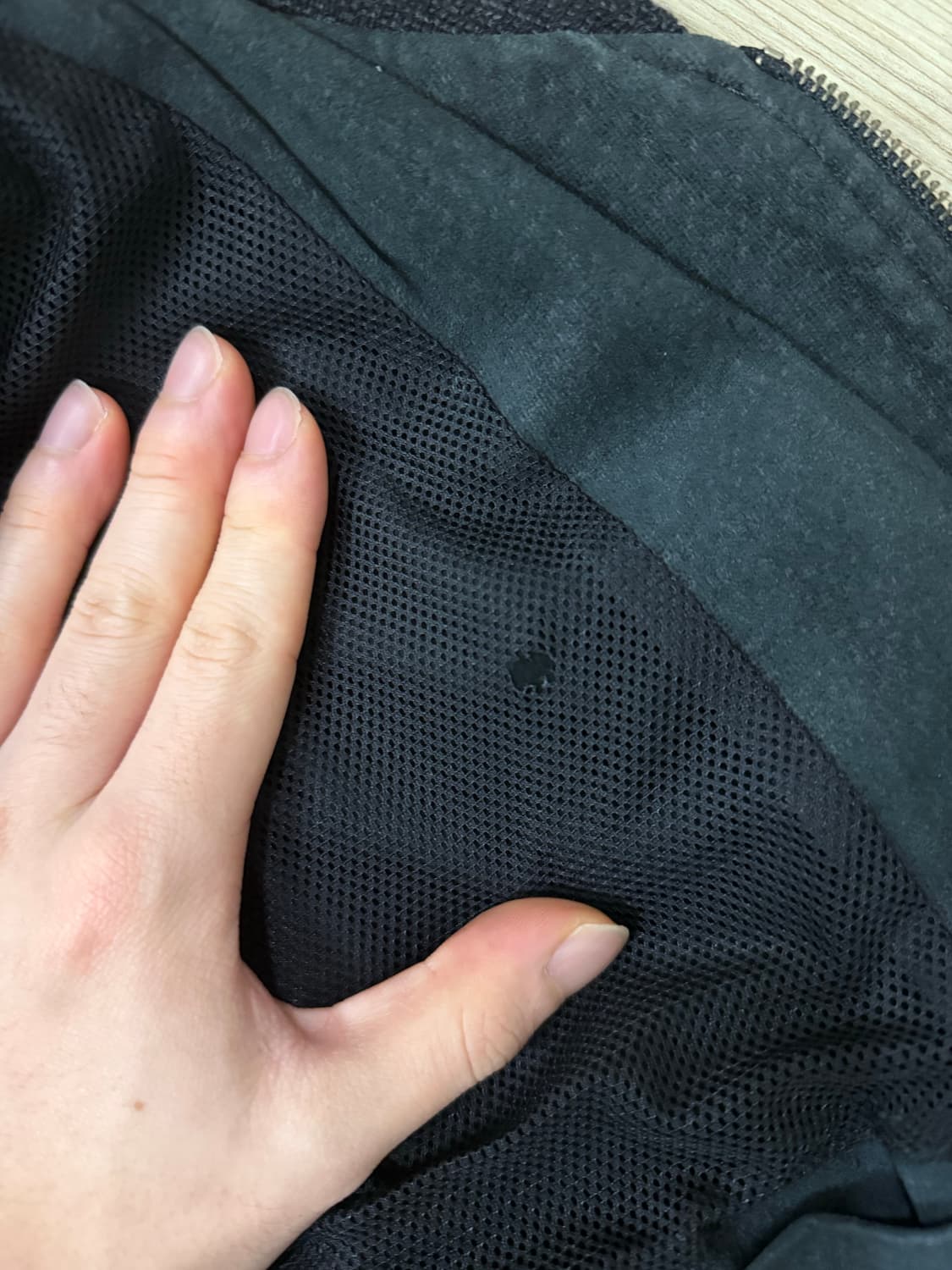 90S ARMANI JEANS FADED TEXTURED BOMBER 상품이미지9