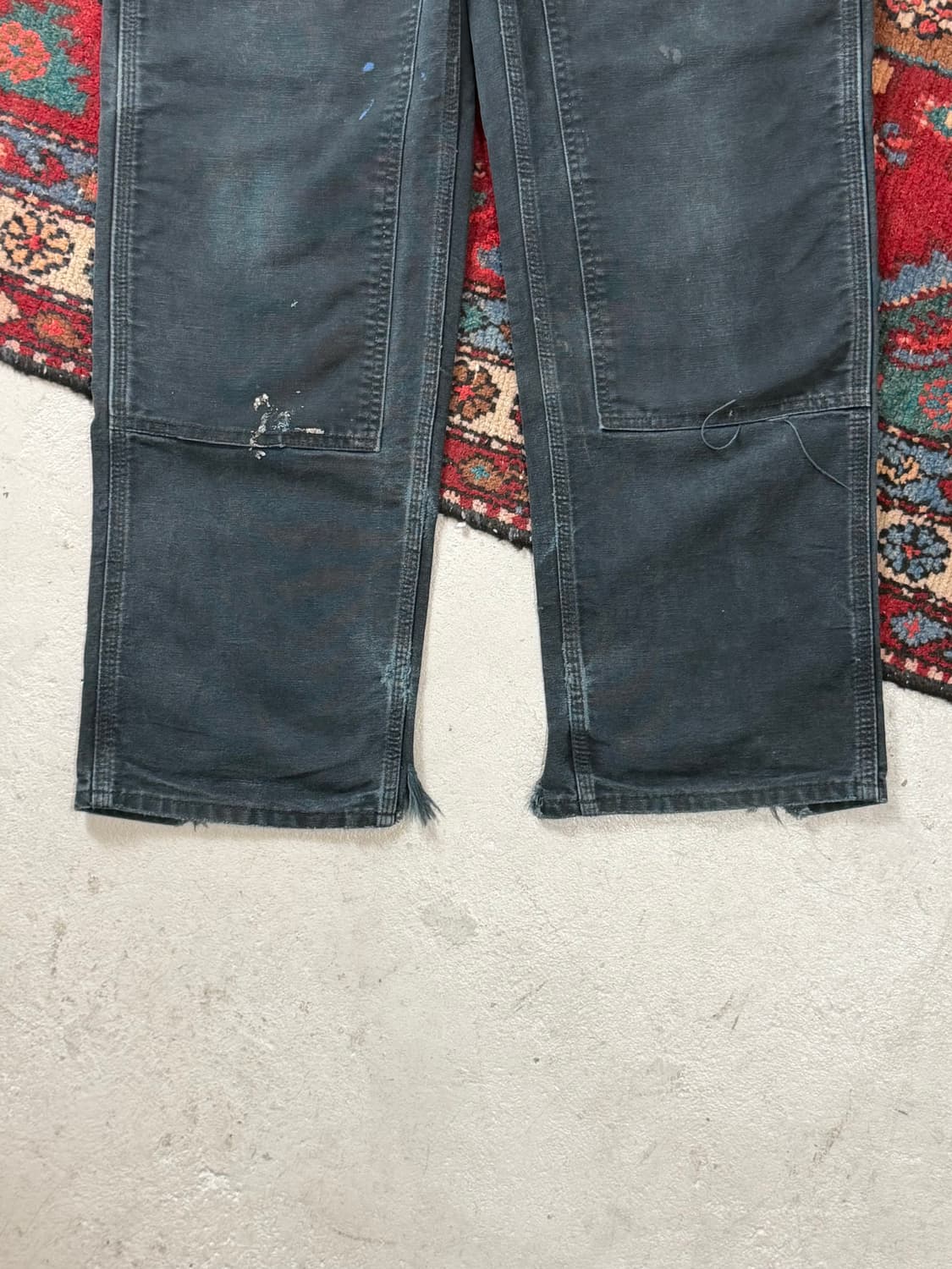 OG USA Made 칼하트 B01 더블니 블랙 칼하트 썩블니 카펜터 상품이미지7