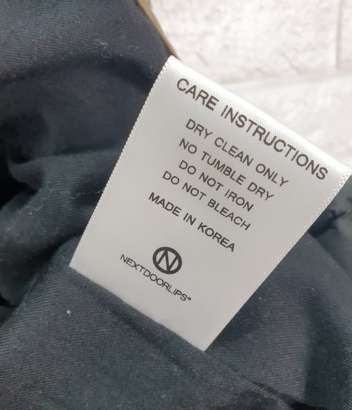 [95-100]넥스트도어립스 지퍼 블루종 자켓 상품이미지8