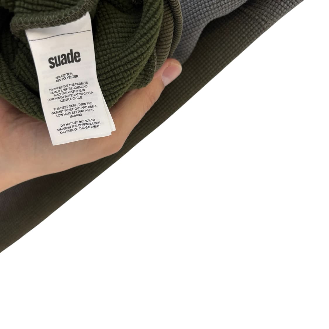 스웨이드 워시드 써멀 후드 집업 상품이미지4