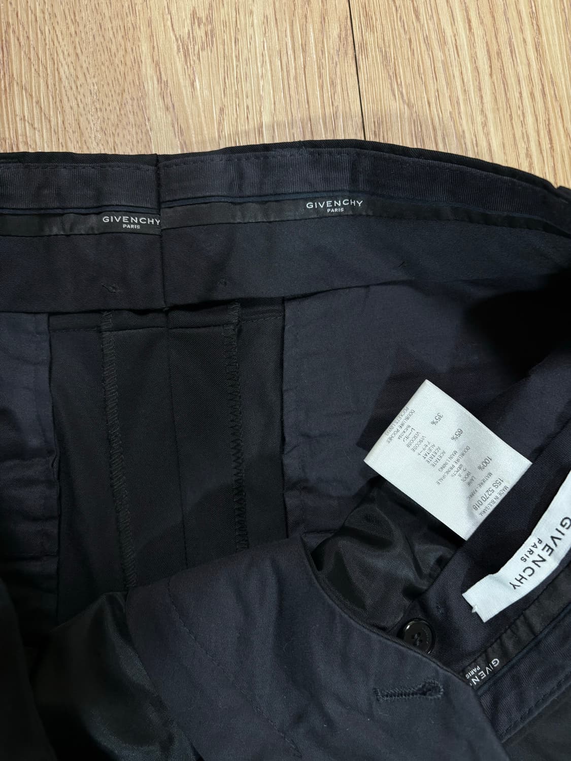 지방시 남자 울 슬렉스 EU48 size 상품이미지4