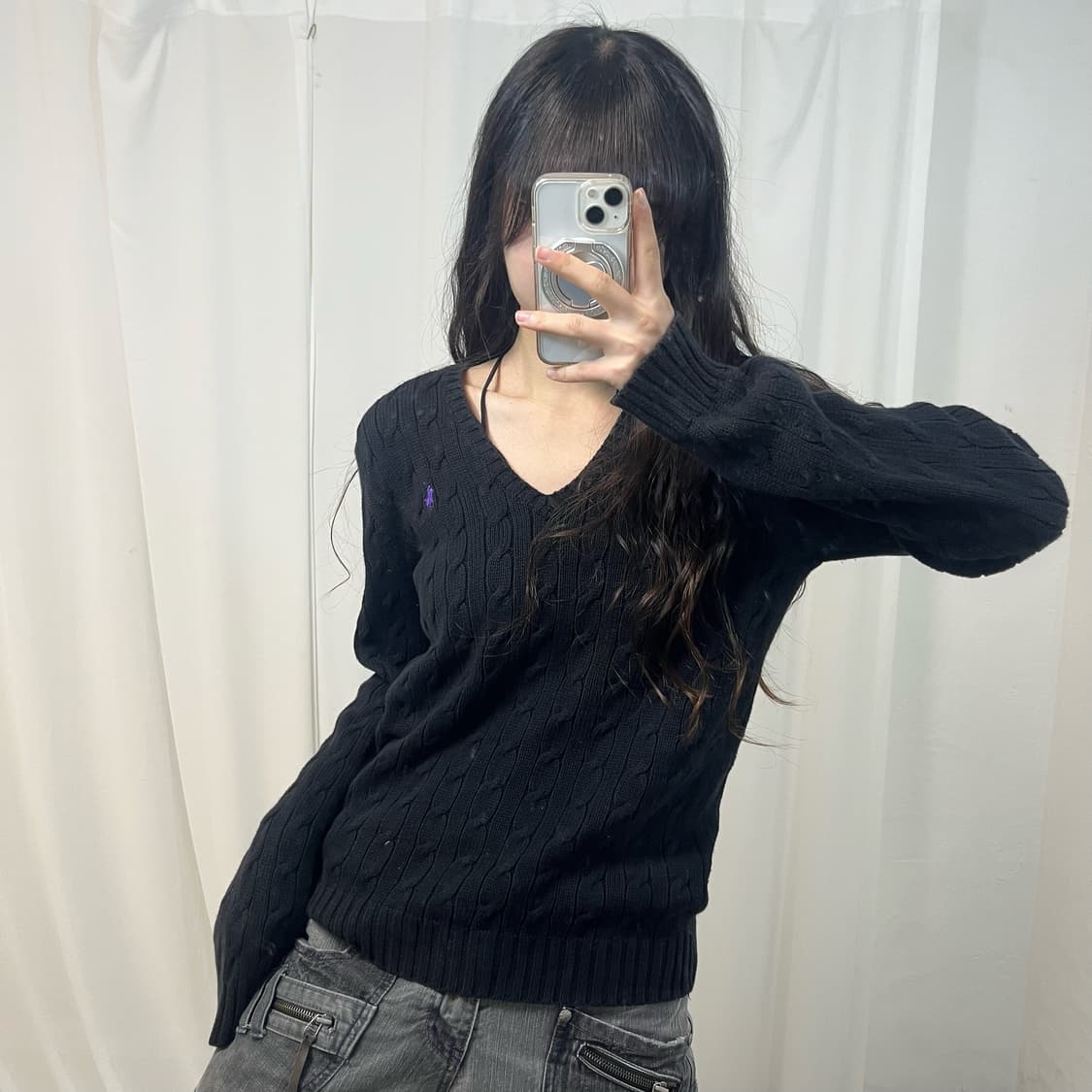 Polo Black Cable Knit 상품이미지1