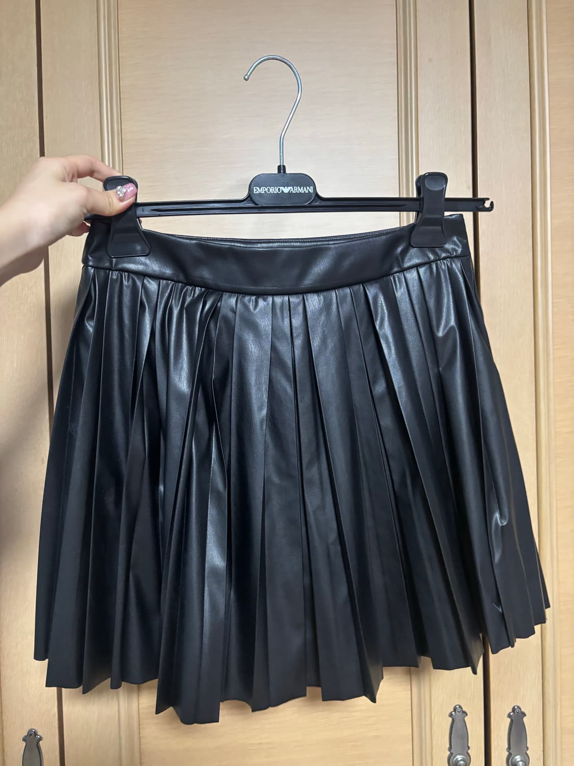 캘러웨이 골프 여성 페이크레더 스커트 상품이미지1