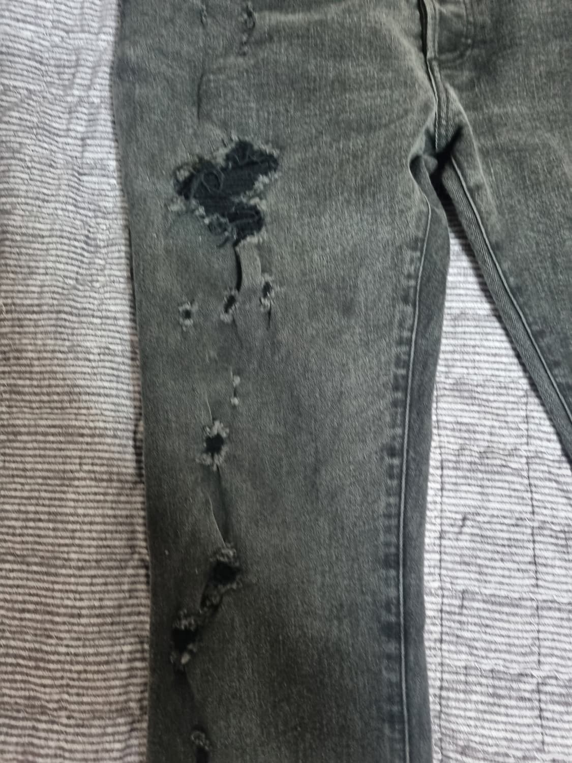 발망 디스트레스드  데님팬츠 상품이미지2