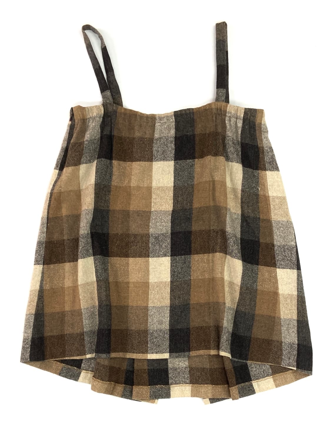 Beams ribbon check sleeveless 상품이미지5