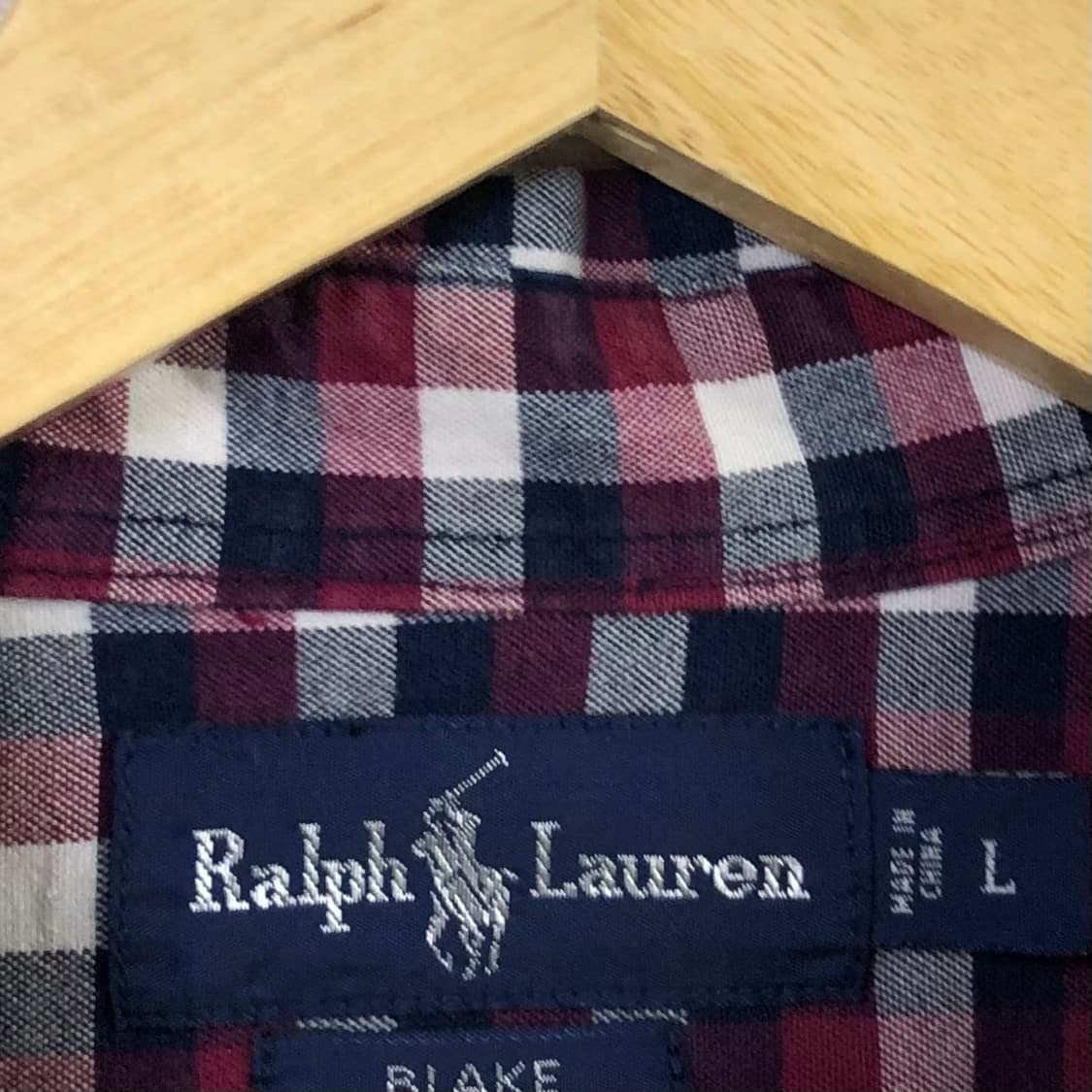 105 폴로 옥스포드 체크 셔츠 상품이미지3