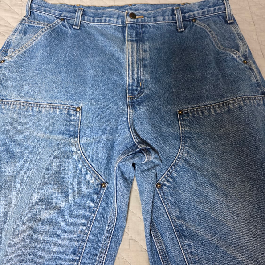 [38X32] 빈티지 칼하트 더블니 B73 DST 데님팬츠 @ B-22 상품이미지2