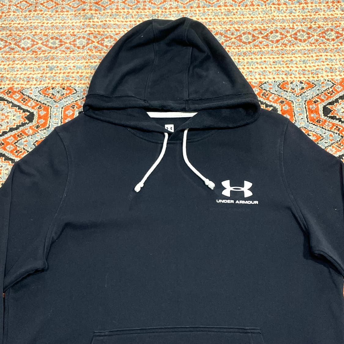 언더아머 블랙 후드티셔츠 여성XL 상품이미지2