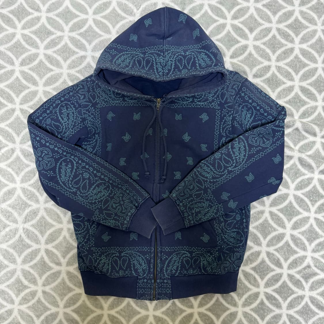 디스이즈네버댓 반다나 후드집업 네이비 m 상품이미지1