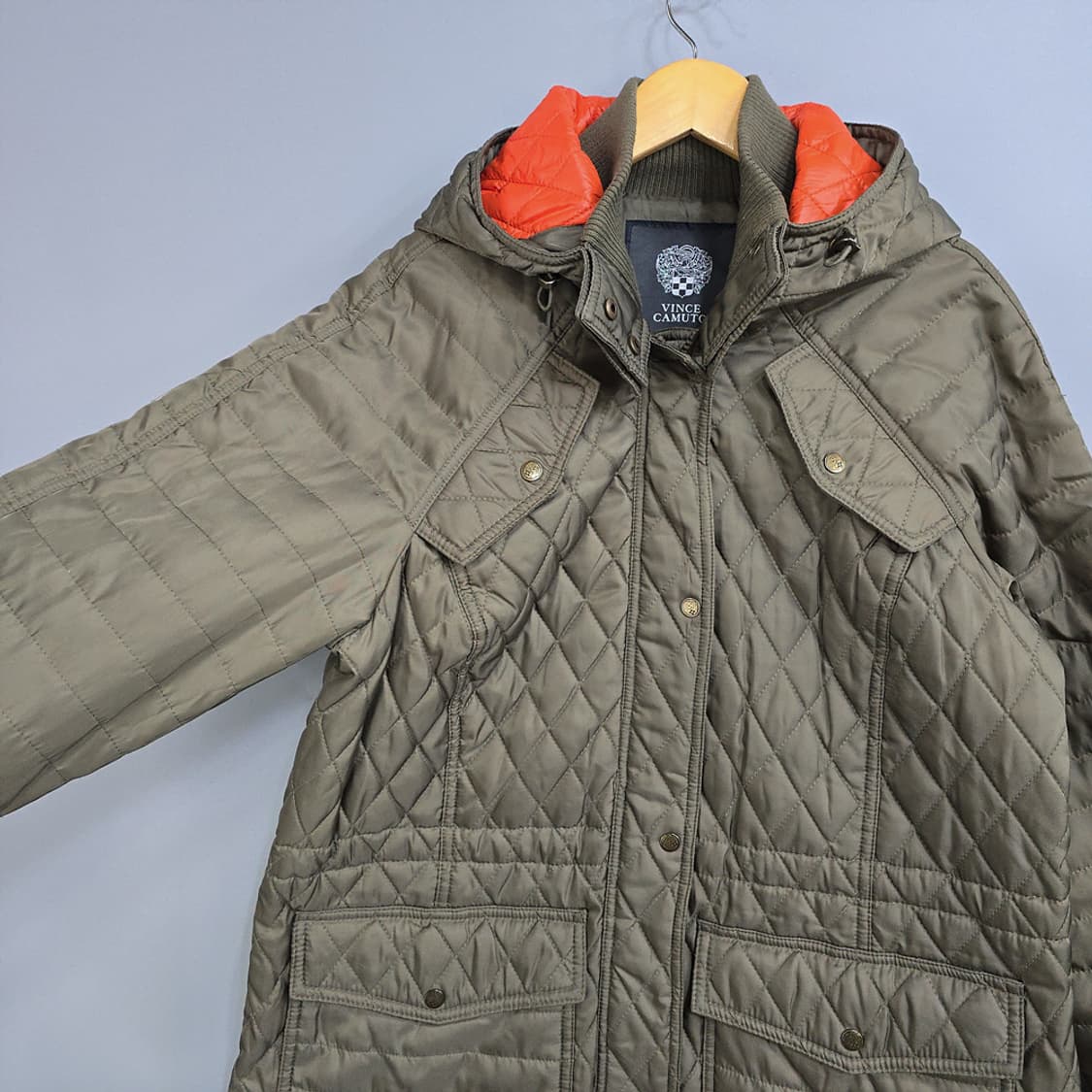 빈스 카무토(VINCE CAMUTO) 퀼팅 후드 자켓 L 상품이미지2