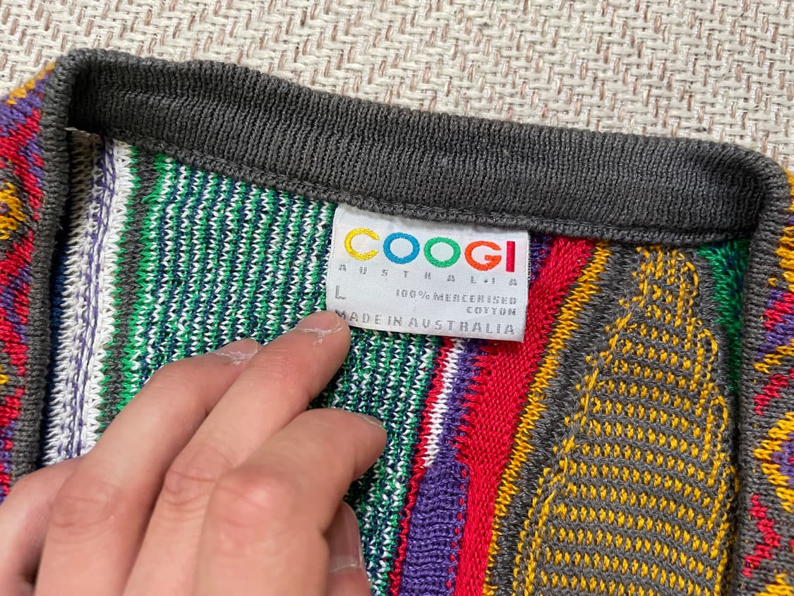 Coogi 쿠지 3D 케이블 니트 가디건  상품이미지3