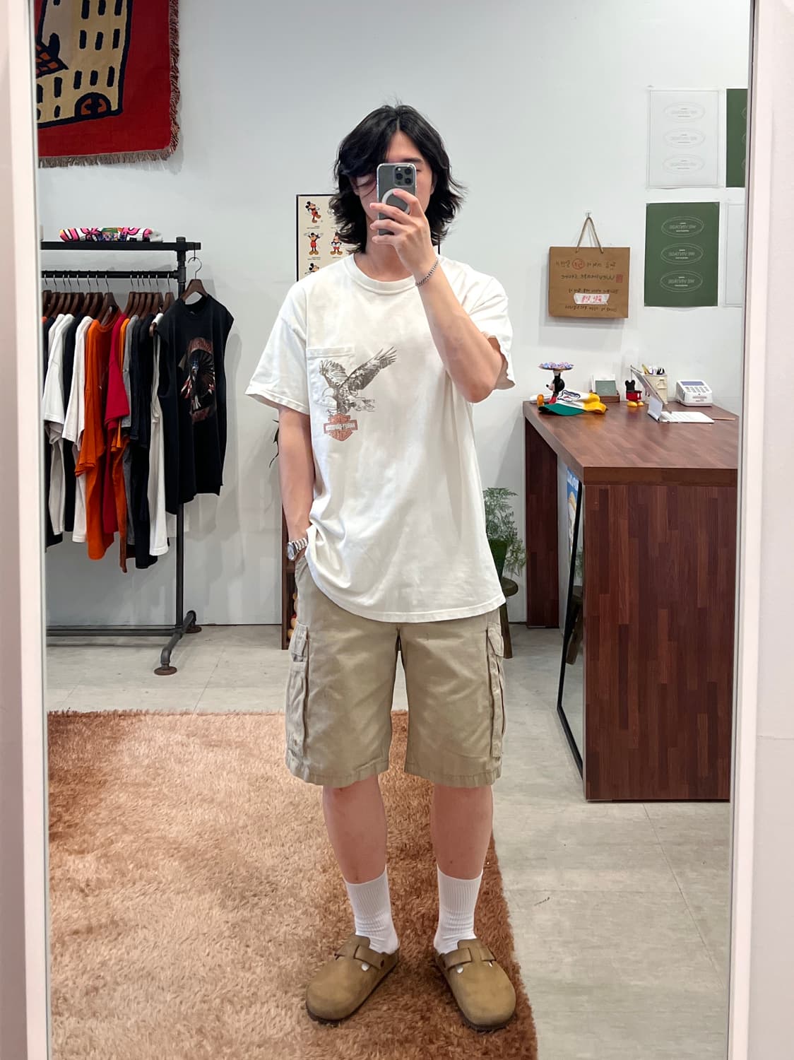 Carhartt 칼하트 립스탑 카고 하프 팬츠 (33inch) 상품이미지2