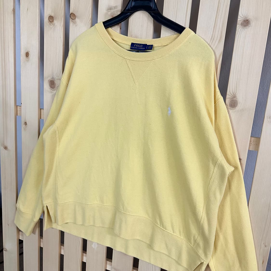 (L) 폴로 랄프로렌 옐로우 맨투맨 상품이미지2